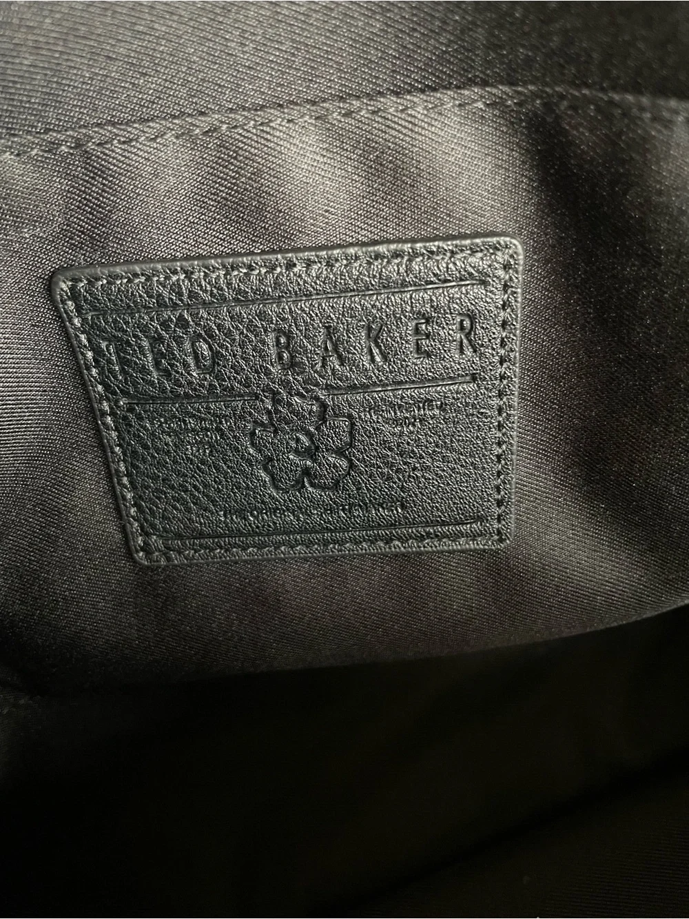 Ted Baker Black Waylin House Check Weekender Bag